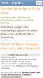 Mobile Screenshot of mobile-wellness-massage.de
